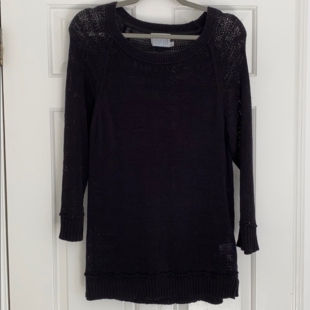 Michael Stars Open Weave Sweater